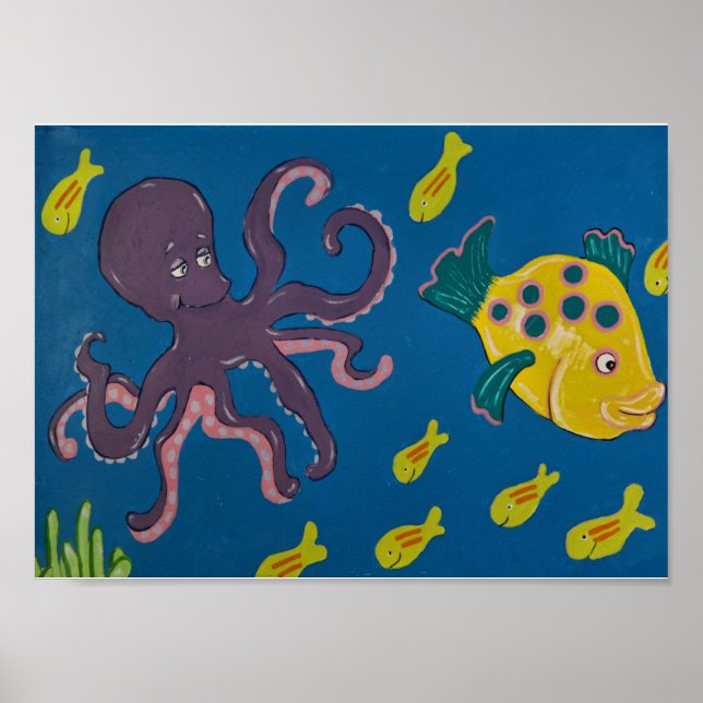 Oktopus und Freunde Poster (Vorne)