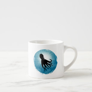 Oktopus Unterwasser Espressotasse