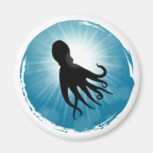 Oktopus Unterwasser Magnet
