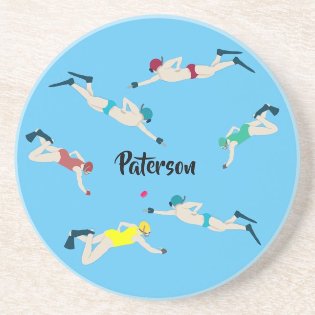 Oktopush Getränkeuntersetzer (Vorne)