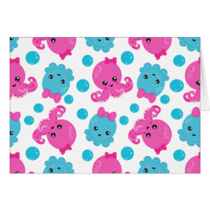 Oktopusmuster, Niedlicher Oktopus, Meerestiere