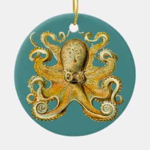 Oktopusschmuck Keramik Ornament