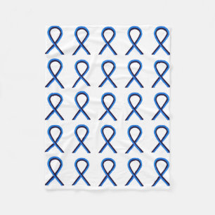 Okulare Melanom Awareness Ribbon Fleece Blanken