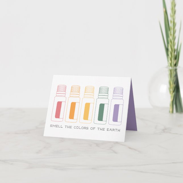 Öl-Flaschen danken Ihnen Kunde Karte (Vorderseite)