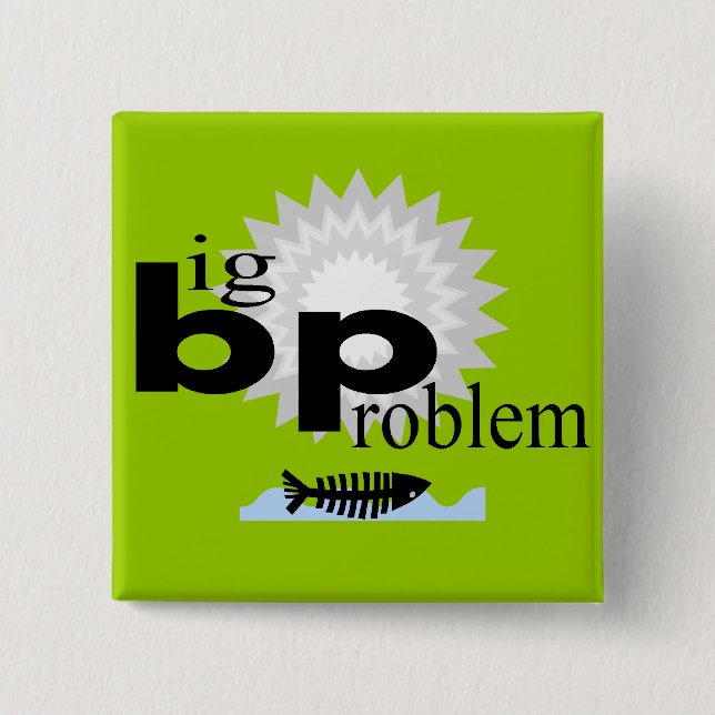 Öl-Fleck-Desaster-T - Shirts Button (Vorderseite)