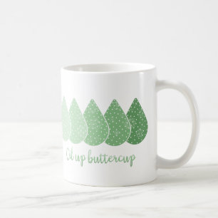 Öl herauf Butterblume-Tasse (Grün) Kaffeetasse