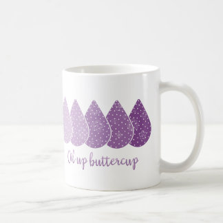 Öl herauf die Butterblume-Tasse (lila) Kaffeetasse