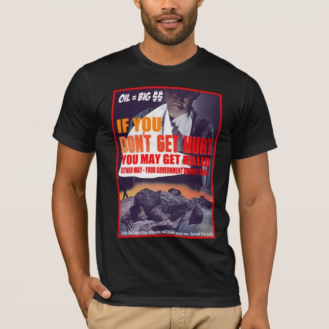 Öl ist großes Geld T-Shirt (Vorderseite)