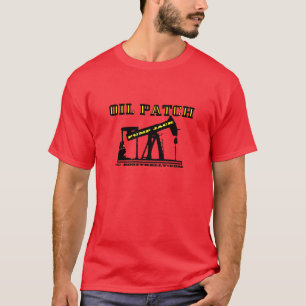 Öl-Jack, Öl-Flecken-roter T - Shirt, T-Shirt