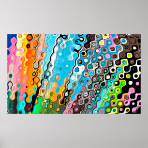 Öl Pastellfarben zeichnend. Abstrakter Farbhinterg Poster