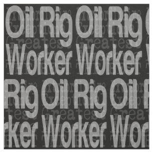 Öl-Rig-Mitarbeiter Stoff
