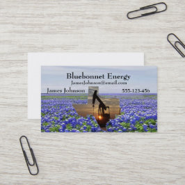 Öl-und Gas-Industrie-VisitenkartenBluebonnets Visitenkarte