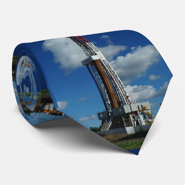 Öl- und Gasrig-Drucknetz Krawatte (Gerollt)