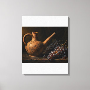 Öl und Wein — Chiaroscuro Leinwanddruck