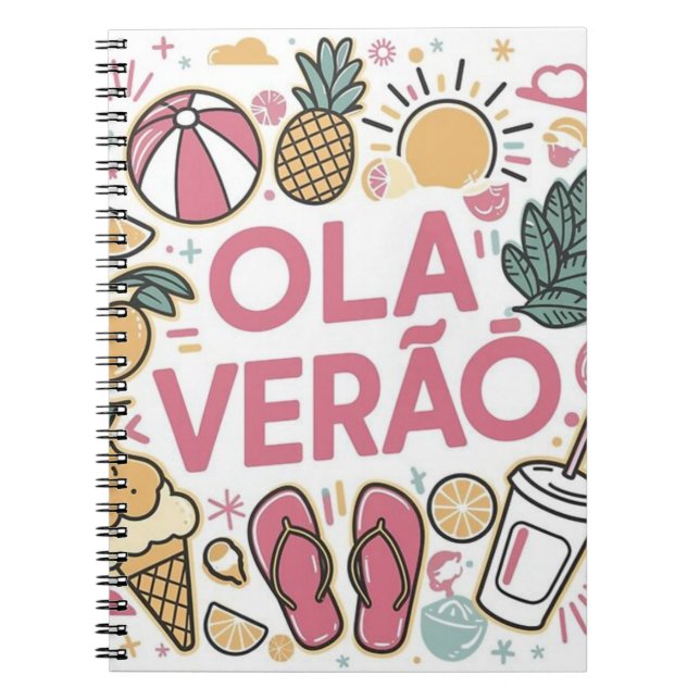 Olá Verão  / Hello Summer Notizblock (Vorderseite)