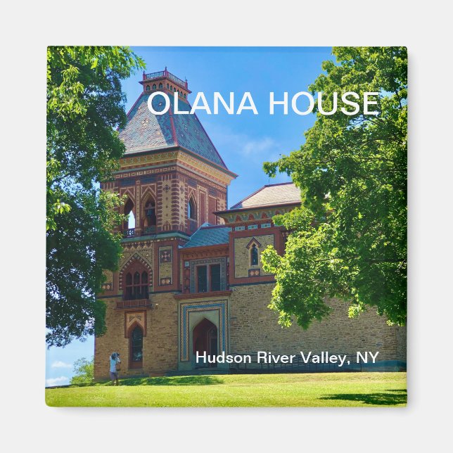 Olana House, Hudson River Valley, NY Magnet (Vorne)