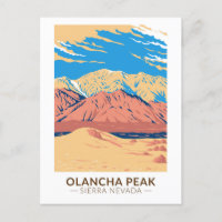 Olancha Peak Sierra Nevada Kalifornien Vintag