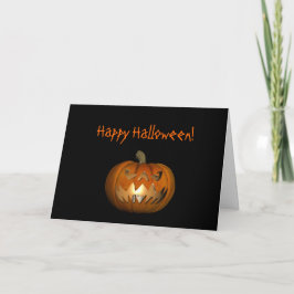 O'Lantern Halloween Card CarvingJack Karte