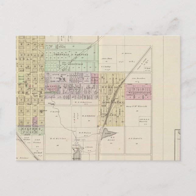 Olathe, Johnson Landkreis, Kansas Postkarte (Vorderseite)