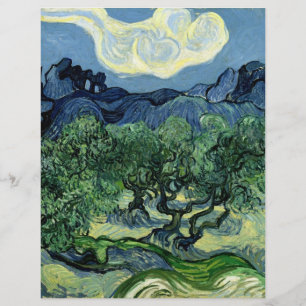 Ölbäume von Vincent van Gogh (1889) Flyer