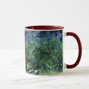 Ölbäume von Vincent van Gogh (1889) Tasse