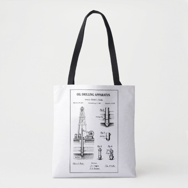 Ölbohrungsplan Tasche (Vorderseite)