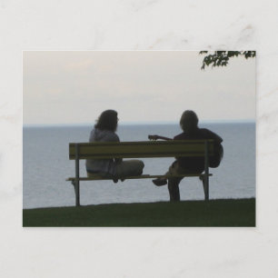 Olcott Beach, NY Postkarte
