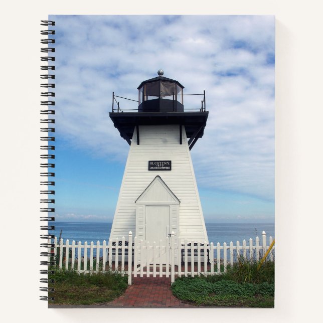 Olcott Lighthouse Notebook Notizbuch (Vorderseite)
