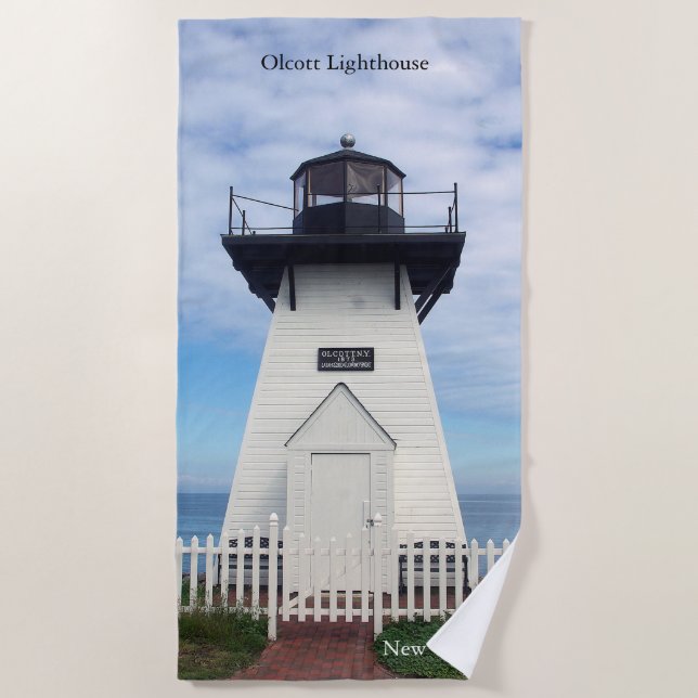 Olcott Lighthouse Strandtuch (Vorderseite)