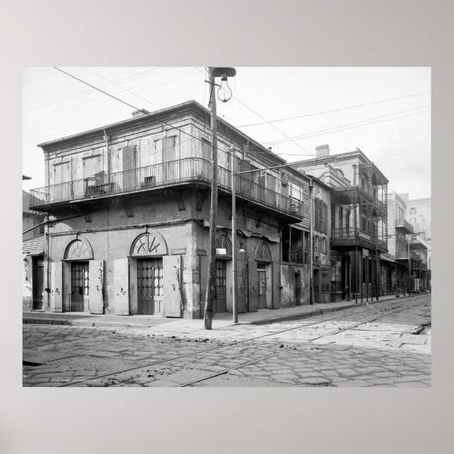 Old Absinthe House, New Orleans: 1906 Poster (Vorne)