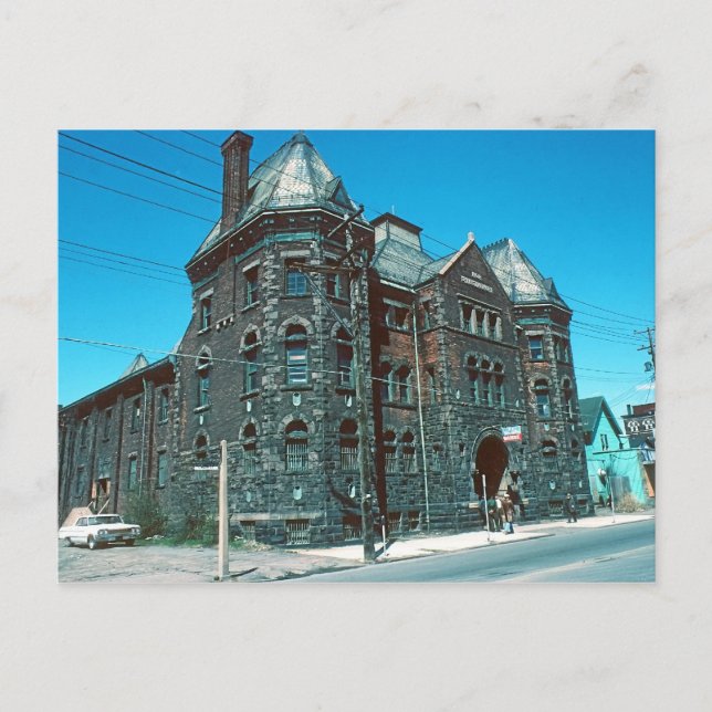 Old Armory Wilkes-Barre Pa. Postkarte (Vorderseite)