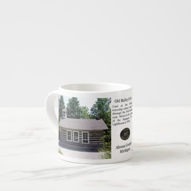 Old Bailey Schoolhouse Espresso Tasse (Vorderseite Links)