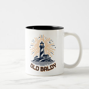 Old Baldy Leuchtturm Sonnenaufgang Zweifarbige Tasse