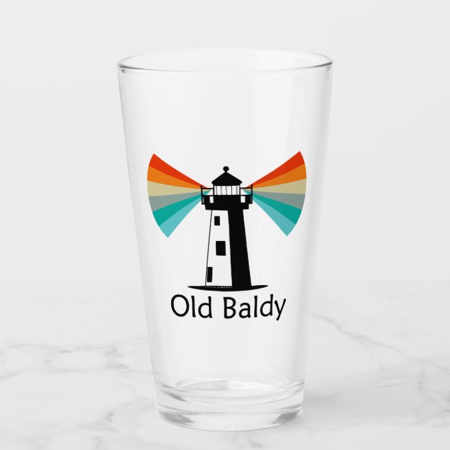 Old Baldy Lighthouse Rainbow Glas (Vorderseite)