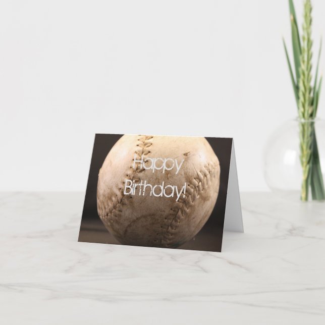 Old Baseball Karte (Vorderseite)