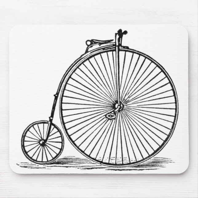 Old_Bicycle_Vintage-Art_Unisex Mousepad (Vorne)
