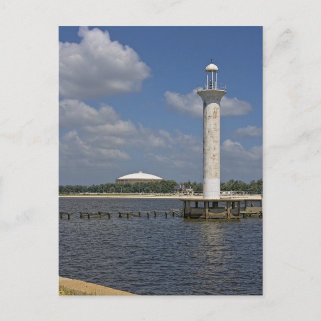 Old Biloxi Lighthouse Postkarte (Vorderseite)