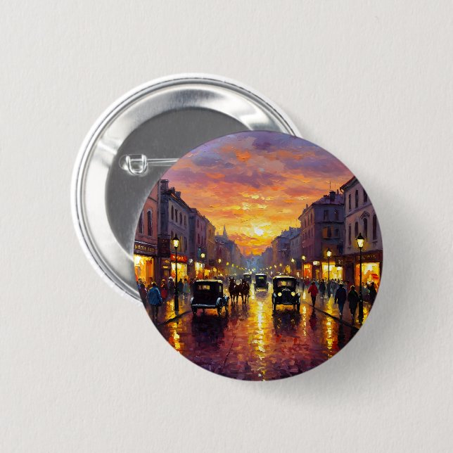 Old Boulevard Button (Vorne & Hinten)