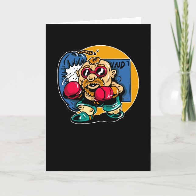 Old Boxer Karte (Vorderseite)