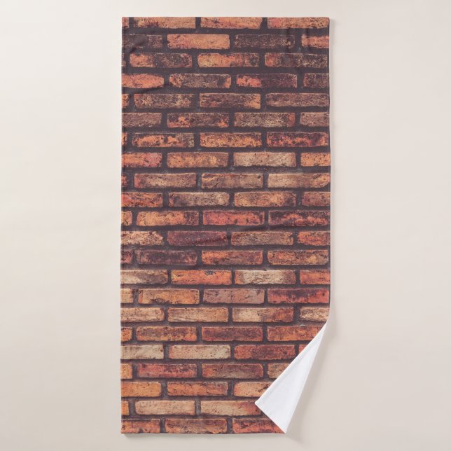 old brick wall texture backgroundbackground,hipste badehandtuch (Badehandtuch)