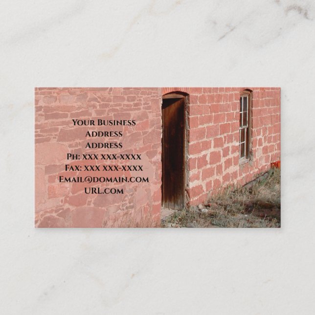 Old Bricks Business Card Visitenkarte (Vorderseite)