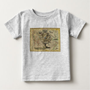 Old British America Explare Polar Bear Compass Map Baby T-shirt