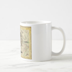 Old British America Explare Polar Bear Compass Map Kaffeetasse