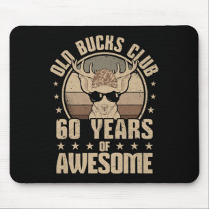 Old Bucks Club 60 Jahre Phantastischer Jäger 60. B Mousepad