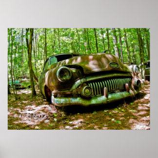 Old Car Poster