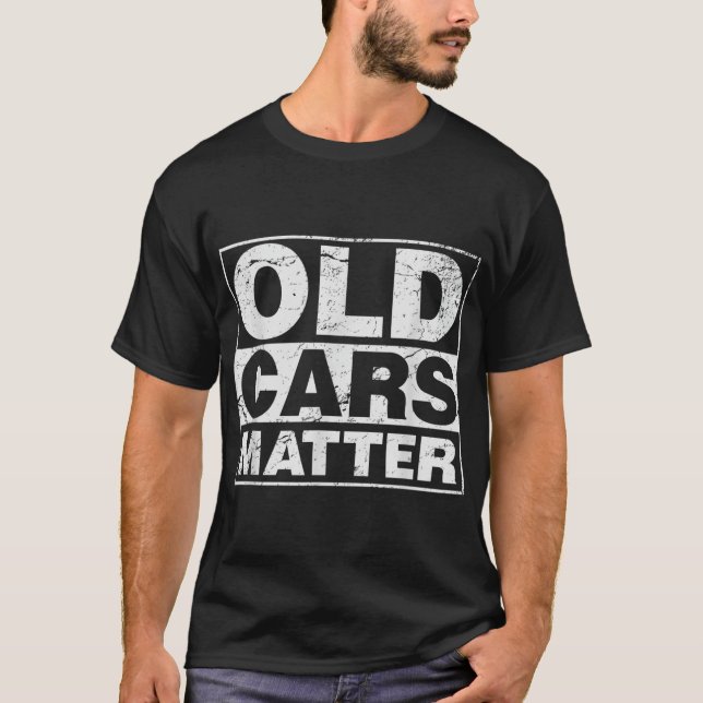 Old Cars Matter vintage T-Shirt (Vorderseite)