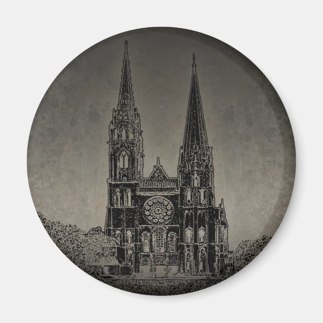Old Cathedral Magnet (Vorne)