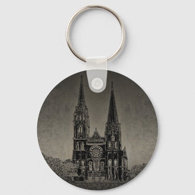 Old Cathedral Schlüsselanhänger (Vorderseite)