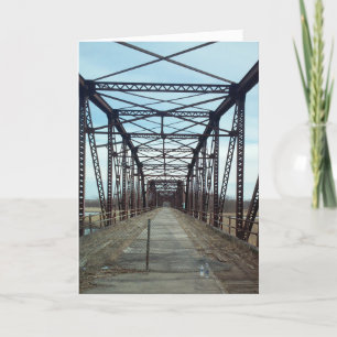 "Old Cedar Avenue Bridge" Genesungskarte Karte