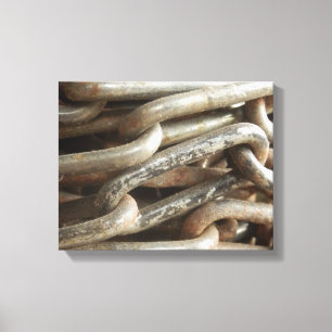 Old Chain Canvas Print Leinwanddruck
